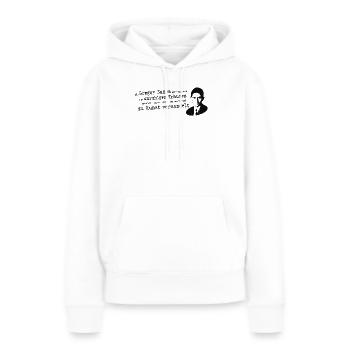 Franz Kafka-Beuys | Transformation Gregor Samsa Art - Sweat à capuche Premium bio Femme - blanc - Devant - Julia (174cm)