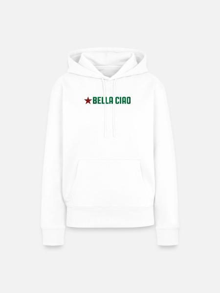 Partisanengesang - Frauen Premium Bio Hoodie - Weiß