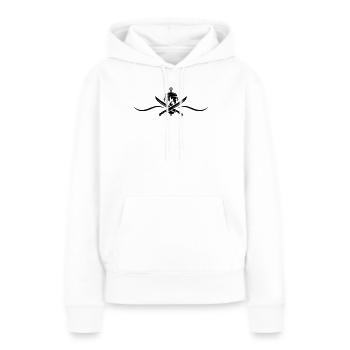Döner Spieß Kebab - Frauen Premium Bio Hoodie - Weiß - Vorne - Julia (174cm)