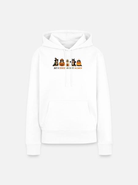 Berner Halloween-Crew - Frauen Premium Bio Hoodie - Weiß