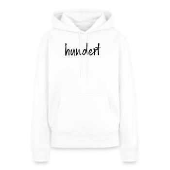 100 hundert Jubiläum Jahrestag Geburtstag Geschenk - Frauen Premium Bio Hoodie - Weiß - Vorne - Julia (174cm)