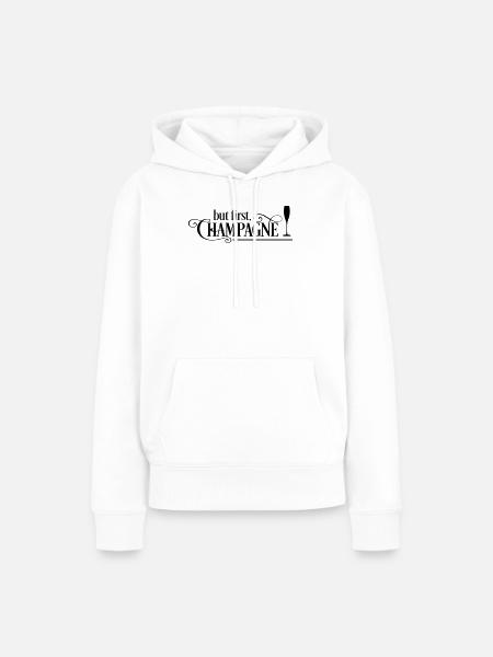 2541614 124567264 Sekt - Frauen Premium Bio Hoodie - Weiß