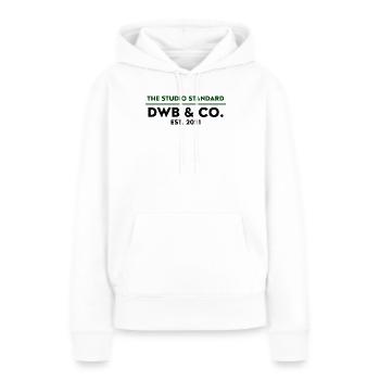 Le Studio Standard - Sweat à capuche Premium bio Femme - blanc - Devant - Julia (174cm)