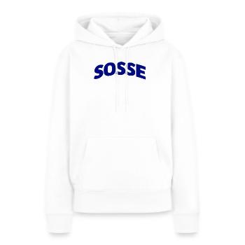 Sosse für immer - Frauen Premium Bio Hoodie - Weiß - Vorne - Julia (174cm)
