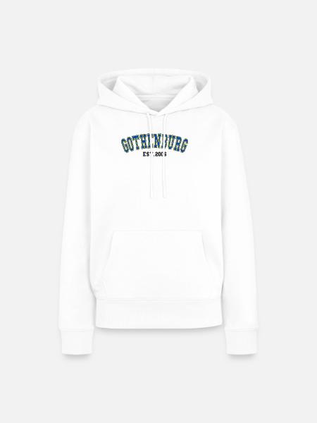 Göteborg gegründet 2006 - Frauen Premium Bio Hoodie - Weiß