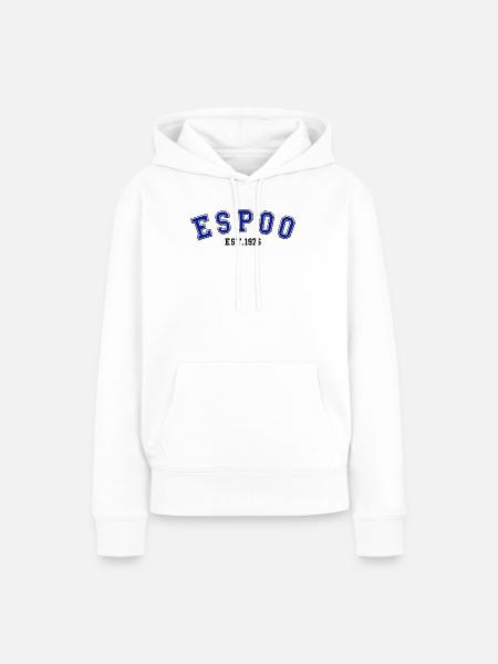 Espoo gegründet 1976 - Frauen Premium Bio Hoodie - Weiß