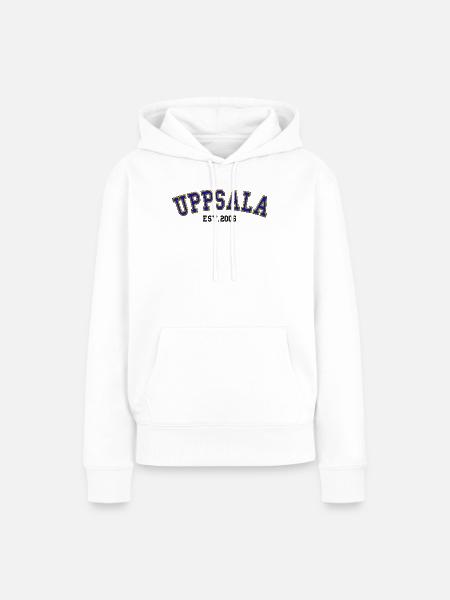 Uppsala gegründet 2006 - Frauen Premium Bio Hoodie - Weiß