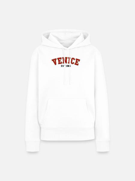 Venedig gegründet 1966 - Frauen Premium Bio Hoodie - Weiß