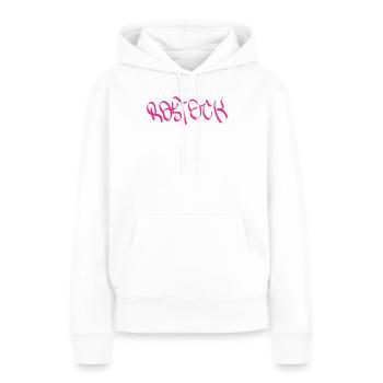 Rostock Graffiti Style T-Shirt - Sweat à capuche Premium bio Femme - blanc - Devant - Julia (174cm)
