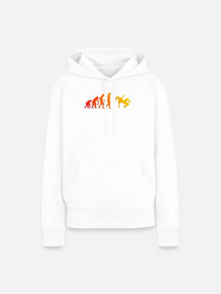 Geschenkidee für die Breakdancerin mit Streetdance - Frauen Premium Bio Hoodie - Weiß