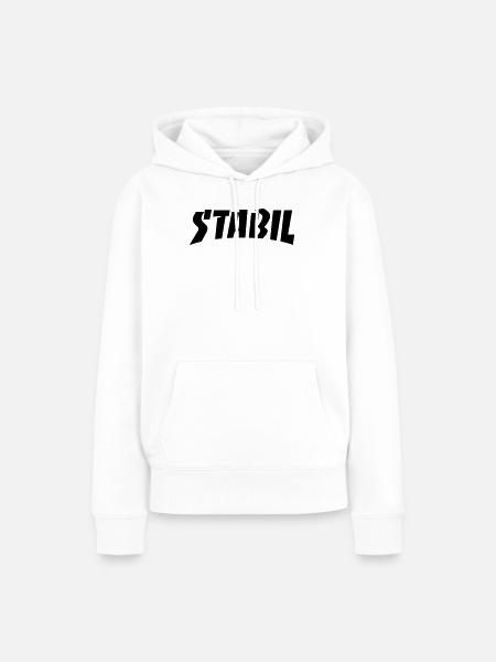 STABIL - SKATE - Frauen Premium Bio Hoodie - Weiß