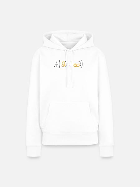 Keine Katzen wurden verletzt (für helle Hintergründe) - Frauen Premium Bio Hoodie - Weiß