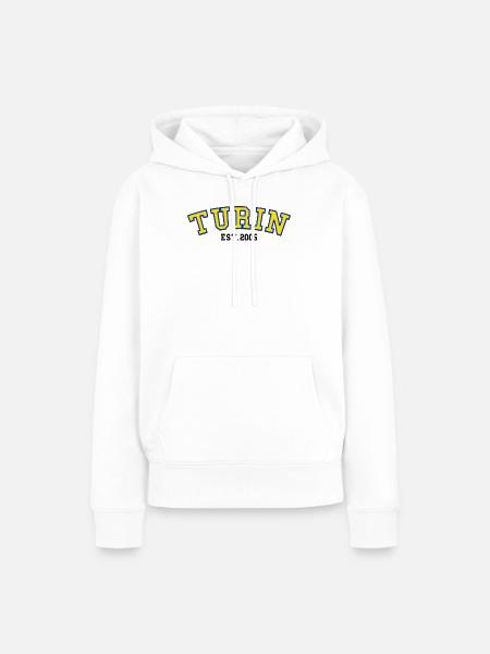 Turin Est.2005 - Frauen Premium Bio Hoodie - Weiß