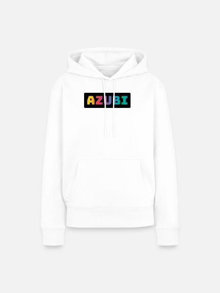 Azubi Tshirt coloured black - Frauen Premium Bio Hoodie - Weiß