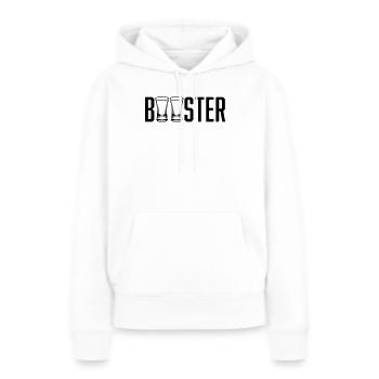 Schnaps Booster - Frauen Premium Bio Hoodie - Weiß - Vorne - Julia (174cm)