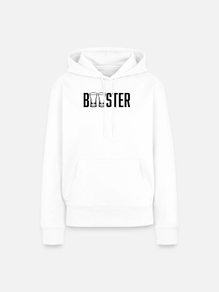 Schnaps Booster - Frauen Premium Bio Hoodie - Weiß