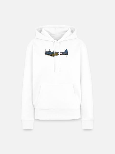 SBD Dauntless - Frauen Premium Bio Hoodie - Weiß