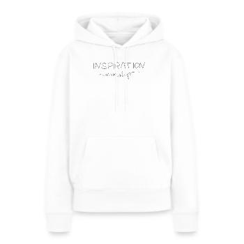 Inspiration nonstop - Frauen Premium Bio Hoodie - Weiß - Vorne - Julia (174cm)