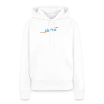 Lennas Lennas - Sweat à capuche Premium bio Femme - blanc - Devant - Julia (174cm)