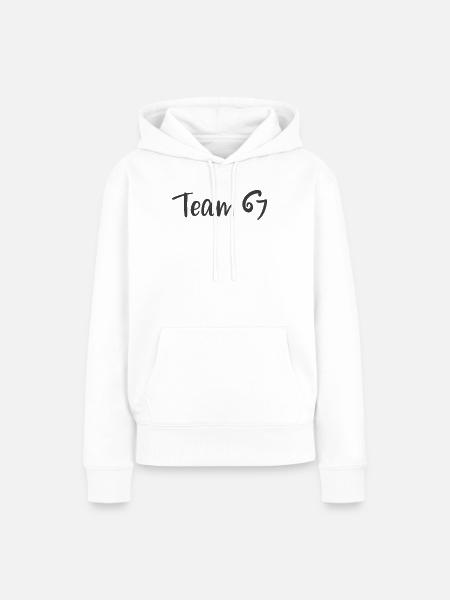 Team 6 7 - Frauen Premium Bio Hoodie - Weiß