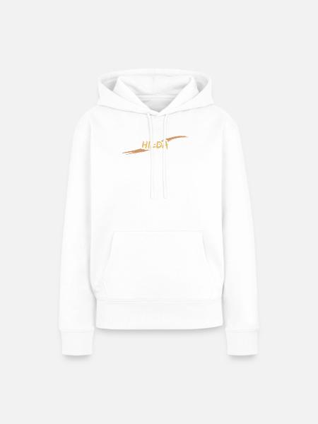 Geschenk Hilda - Frauen Premium Bio Hoodie - Weiß