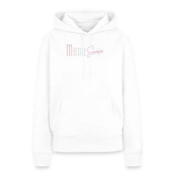 Meno Sause - Frauen Premium Bio Hoodie - Weiß - Vorne - Julia (174cm)