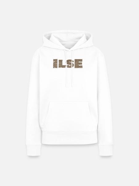 Name Ilse - Frauen Premium Bio Hoodie - Weiß