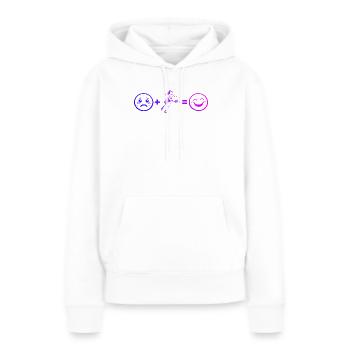 Idée de sports de pickleball pour les fans de la communauté de pickleball - Sweat à capuche Premium bio Femme - blanc - Devant - Julia (174cm)