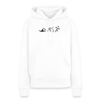 Triathlon - Sweat à capuche Premium bio Femme - blanc - Devant - Julia (174cm)