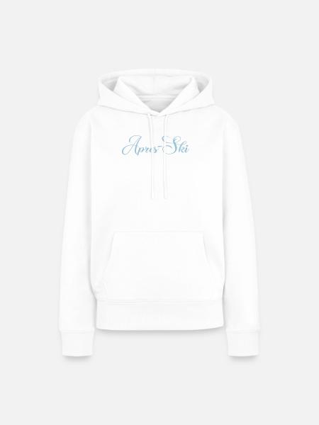 APRES-SKI Skilehrer - Frauen Premium Bio Hoodie - Weiß