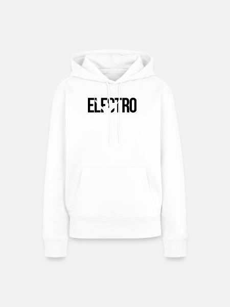 elektro - Frauen Premium Bio Hoodie - Weiß