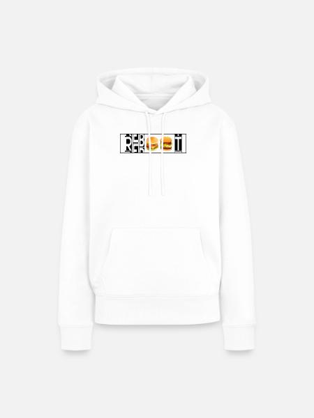 NEUSTART - Frauen Premium Bio Hoodie - Weiß