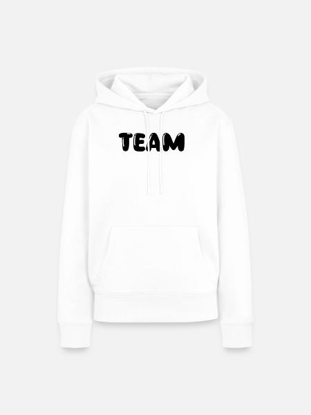 Team - Frauen Premium Bio Hoodie - Weiß
