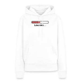 loading - Frauen Premium Bio Hoodie - Weiß - Vorne - Julia (174cm)
