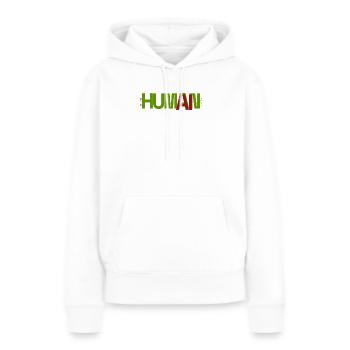 Humain - Sweat à capuche Premium bio Femme - blanc - Devant - Julia (174cm)