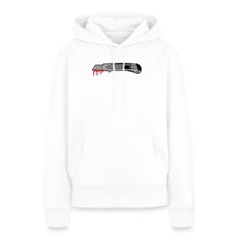 cutter - Frauen Premium Bio Hoodie - Weiß - Vorne - Julia (174cm)