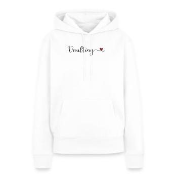 Vaulting Heart - Frauen Premium Bio Hoodie - Weiß - Vorne - Julia (174cm)
