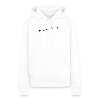 Oiseaux migrateurs Oiseaux - Sweat à capuche Premium bio Femme - blanc - Devant - Julia (174cm)