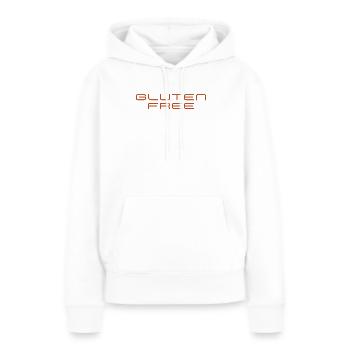 Gluten Free - Frauen Premium Bio Hoodie - Weiß - Vorne - Julia (174cm)