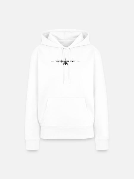 An-12 - Frauen Premium Bio Hoodie - Weiß