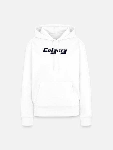 Calgary Canada - Frauen Premium Bio Hoodie - Weiß