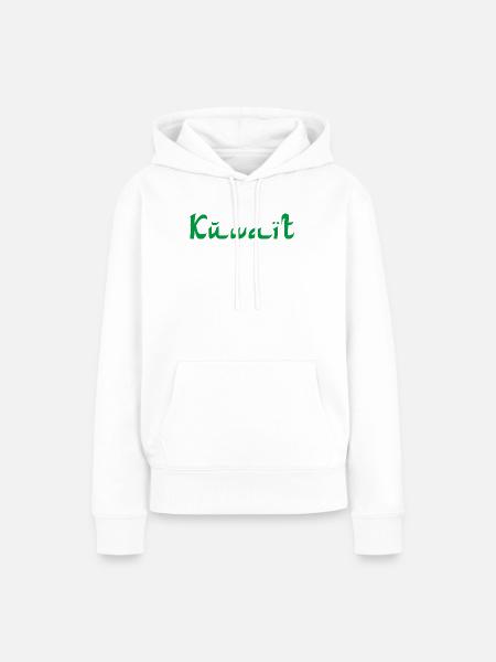 Kuwait - Frauen Premium Bio Hoodie - Weiß