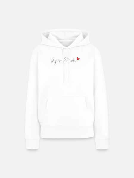 RUHESTAND. RUHESTAND. PENSIONIERT. RUHESTAND - Frauen Premium Bio Hoodie - Weiß