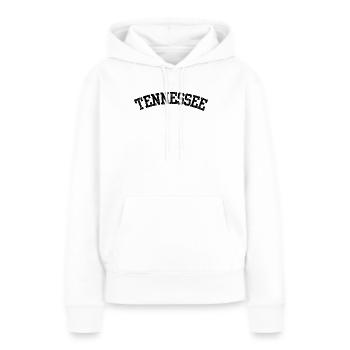 Tennessee - Frauen Premium Bio Hoodie - Weiß - Vorne - Julia (174cm)