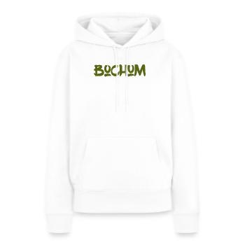 Bochum - Ruhrpott - Ruhr - Pott - Zeche - Kumpel - Sweat à capuche Premium bio Femme - blanc - Devant - Julia (174cm)