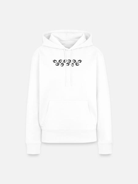 Eichel Herbst - Frauen Premium Bio Hoodie - Weiß