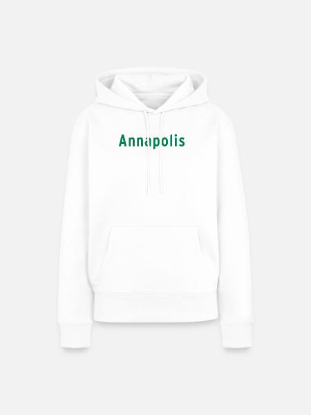 Annapolis - Frauen Premium Bio Hoodie - Weiß