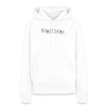 Abitur - Frauen Premium Bio Hoodie - Weiß - Vorne - Julia (174cm)
