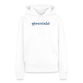 Ehrenfeld Köln Stadtteil - Frauen Premium Bio Hoodie - Weiß - Vorne - Julia (174cm)