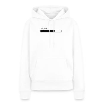 upload - Women’s Premium Organic Hoodie - white - Front - Julia (174cm)